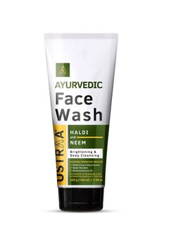 Ustraa Ayurvedic Haldi Neem Face Wash 200g Brightening Deep Cleansing No Sulphate No Paraben - pzsku/Z1CB82408E43EFE8F6AACZ/45/_/1697098822/4fd53b11-9979-43e9-ae35-b1d3999b6f0e