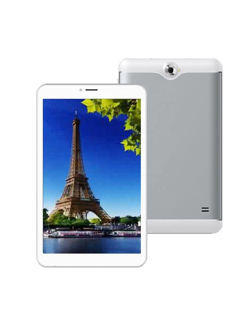 AROAQ 10 Inch Tablet, Lightweight And Portable Android Tab, Long Battery Life Quad Core Processor High Definition Display Wifi Tablet For Videos Photography Gaming, (Silver)