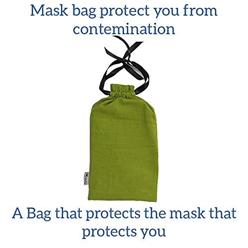 MAPLE DM-01 Mask for women Denim Reusable Washable Reversible 3 Layer Printed Fine Cotton Face Mask for Ladies Men Unisex With Adjustable Ear Loop Free Size - Image 2