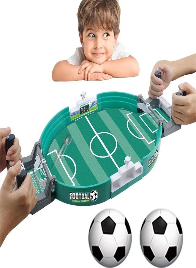 Football Table Interactive Game, Desktop Football Board Game, Mini Foosball Table, Tables Soccer Pinball Games, Desktop Sports Board Game for Parent-Child Interaction Night - Image 1