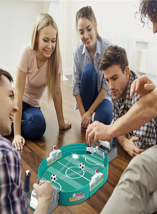 Football Table Interactive Game, Desktop Football Board Game, Mini Foosball Table, Tables Soccer Pinball Games, Desktop Sports Board Game for Parent-Child Interaction Night - Image 2