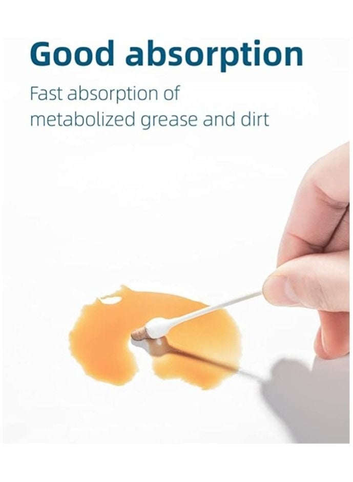 rocooart Baby Cotton Swabs, Organic Fragrance and Chlorine-Free Kids Safety Swabs, 100% Biodegradable Gentle Baby Qtips, Hypoallergenic Children Cotton Buds 220 sticks - Image 4