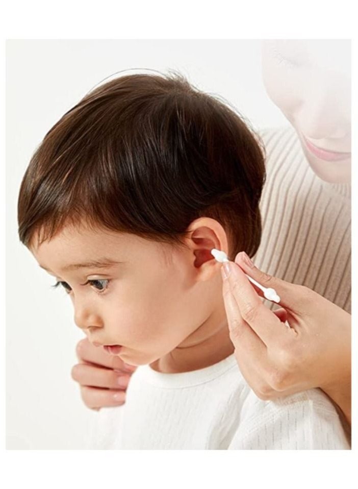 rocooart Baby Cotton Swabs, Organic Fragrance and Chlorine-Free Kids Safety Swabs, 100% Biodegradable Gentle Baby Qtips, Hypoallergenic Children Cotton Buds 220 sticks - Image 5