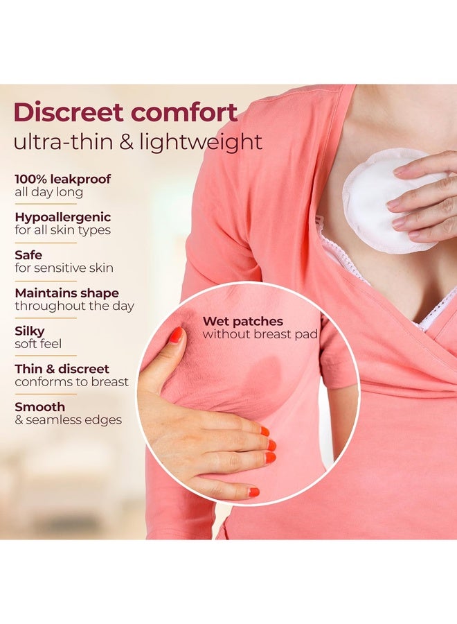 Luvlap Ultra Thin Honeycomb Nursing Breast Pads, 36pcs, Disposable Maternity Pads, Highly Absorbent & Soft, Discreet Fit Breastfeeding pad, New Resealable Pack - Image 3