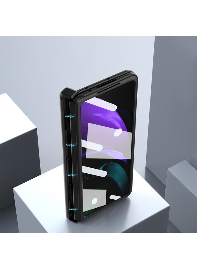 erorex Case For Samsung Galaxy Z Fold2 5G Napa Texture All-inclusive Phone Case - Image 4