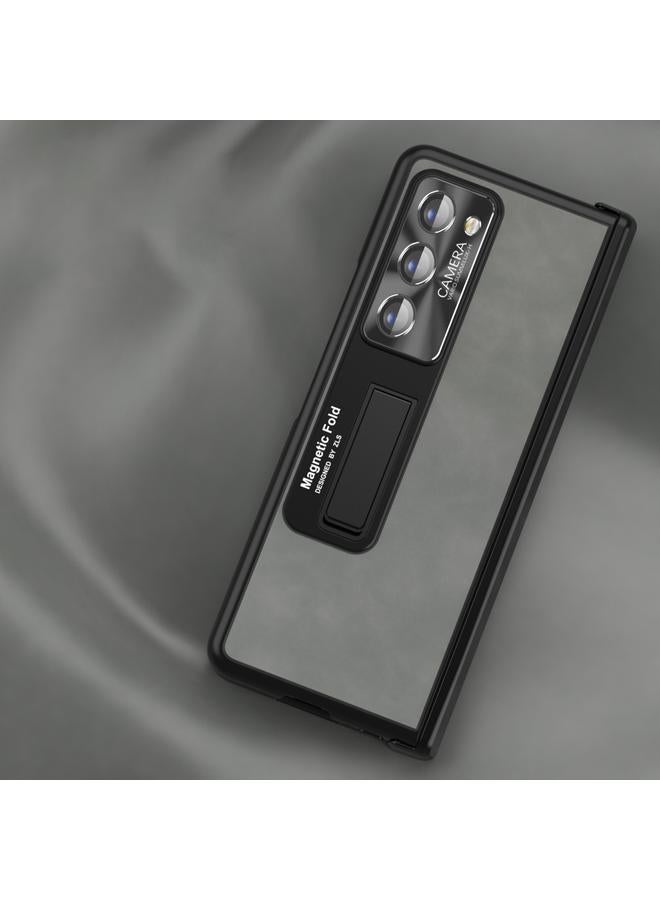 erorex Case For Samsung Galaxy Z Fold2 5G Napa Texture All-inclusive Phone Case - Image 3