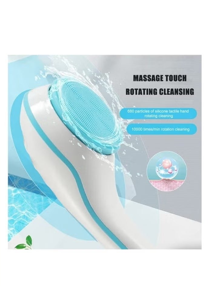 Denx Multifunctional Smart Electronic Shower Brush Body Cleaning Brush With 5 Different Heads - Image 3