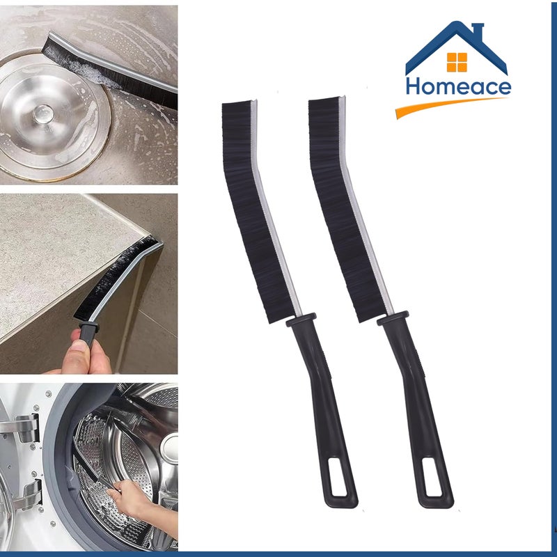 Homeace mini Gap Crevice Cleaning Brush with Hard Bristles-Multifunctional Dead Cleaning Brush Tool, Household Use-Perfect for Tiles, Bathroom, Kitchen, Toilet, and Window Sliding,Vehicle, Grout (2) - Image 2