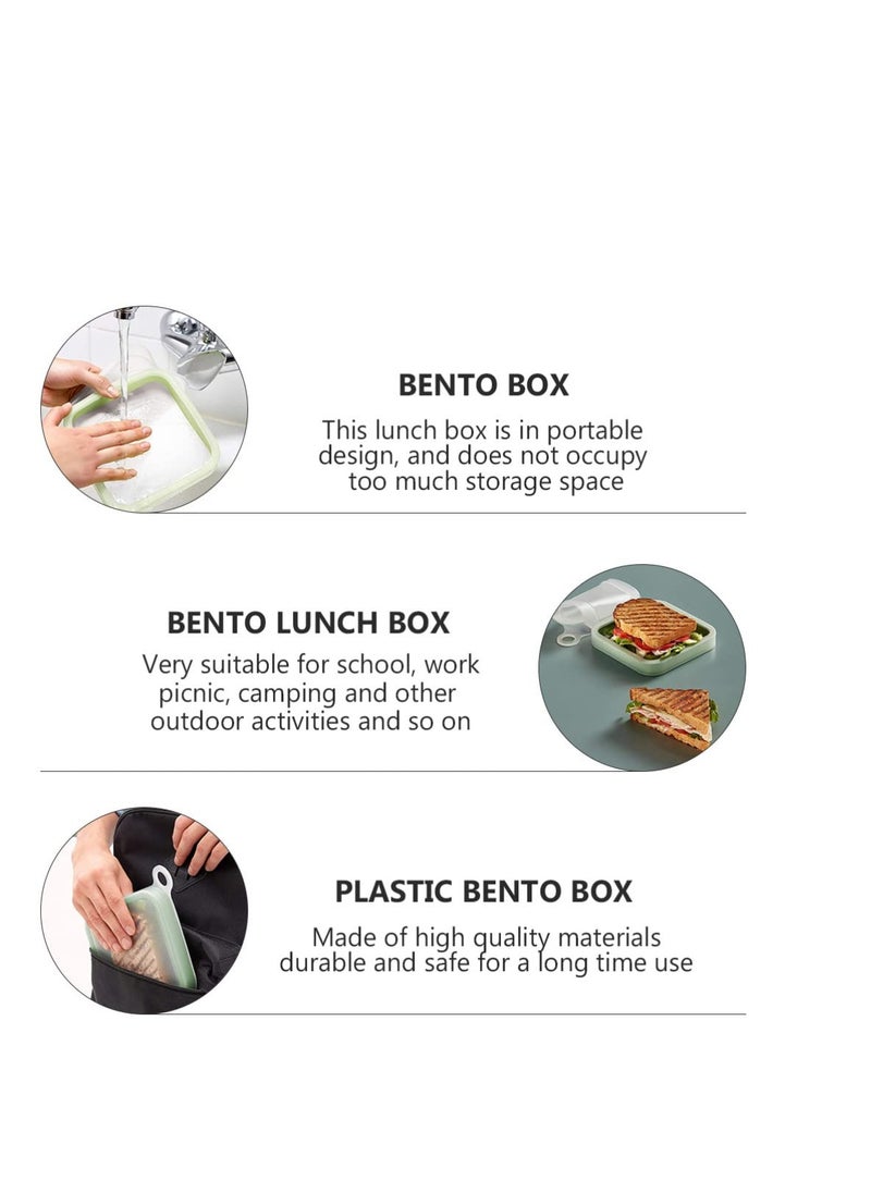 Excefore Practical Sandwich Lunchbox Portable Food Container Bento Box Outdoor Lunch Box Durable  - Image 5
