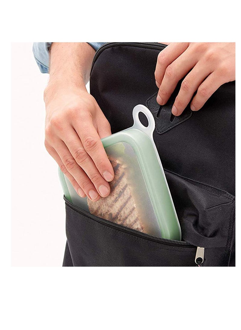 Excefore Practical Sandwich Lunchbox Portable Food Container Bento Box Outdoor Lunch Box Durable  - Image 3