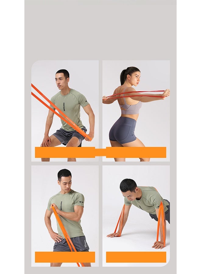 Calliven Resistance Band Strength Fitness Yoga Pull Band 39KG/85 lbs (Yellow) - Image 4