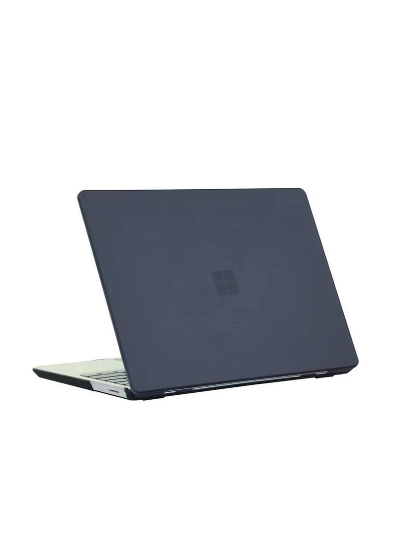 Rubberized Hard Case Compatible for 2020/2022/2023 12.4" Microsoft Surface Laptop Go 3/2/1, Black  - Image 3