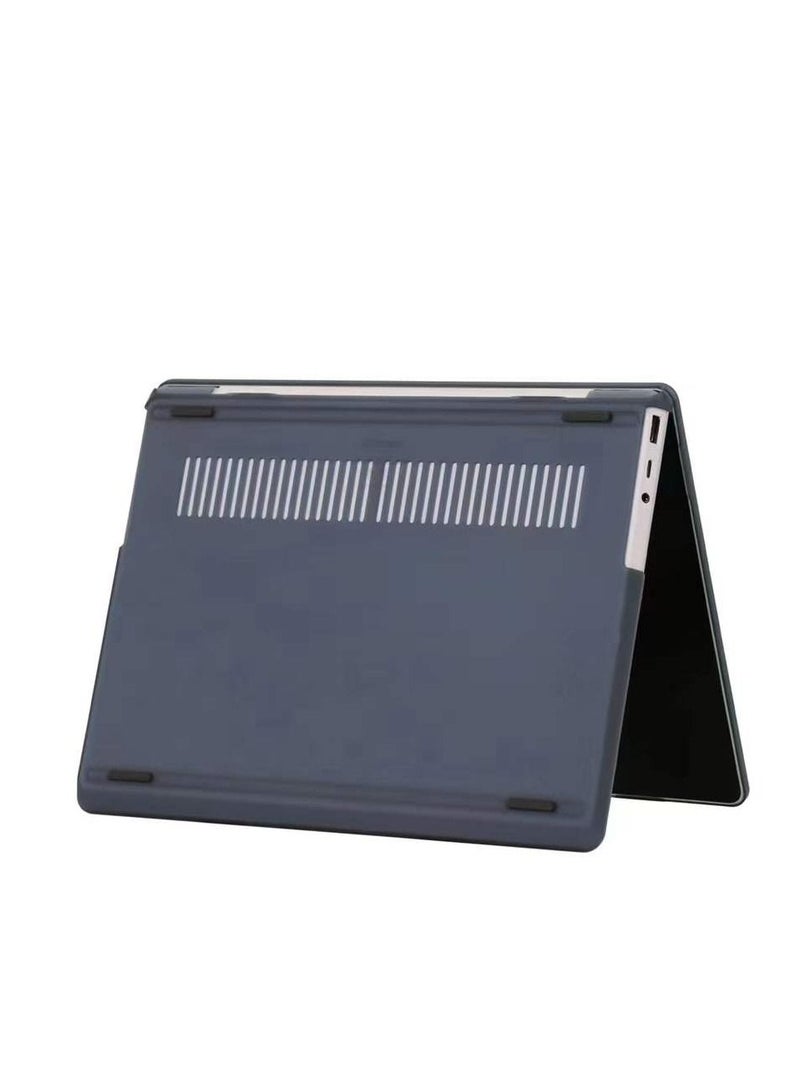 Rubberized Hard Case Compatible for 2020/2022/2023 12.4" Microsoft Surface Laptop Go 3/2/1, Black  - Image 2