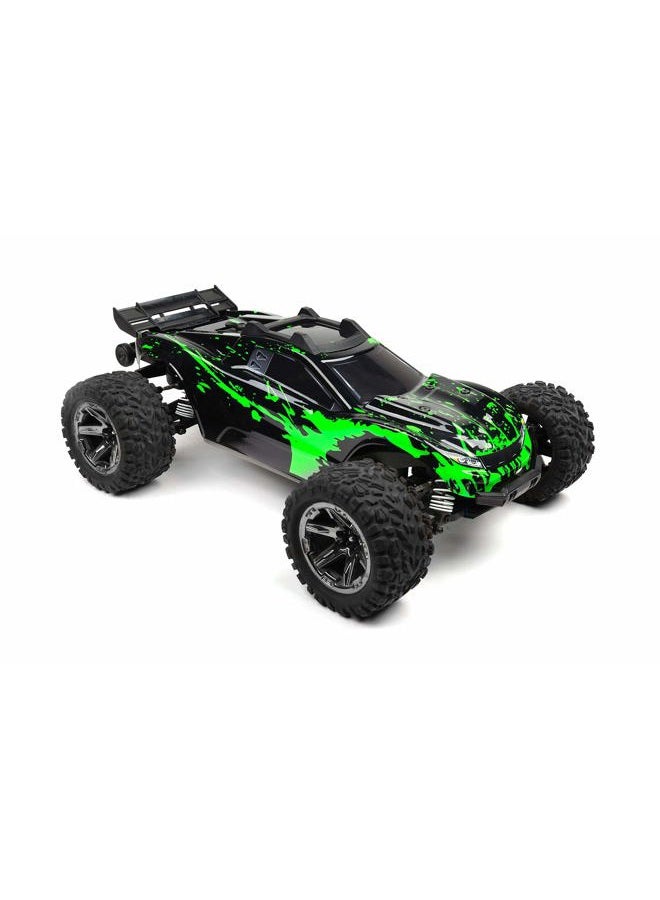 SummitLink Custom Body Muddy Green Over Black Style Compatible for Rustler 4X4 1/10 Scale RC Car or Truck (Truck not Included) R4-BG-01 - Image 1