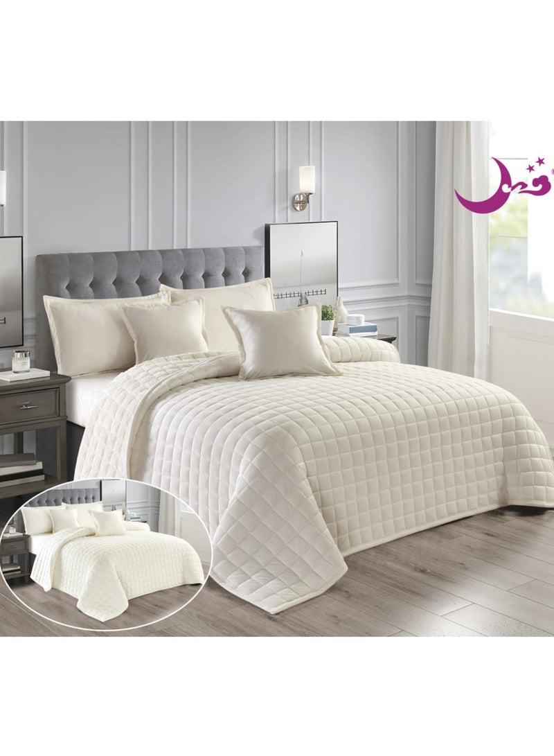 مفرش مضغوط مخمل مشجر شتوي مزدوج