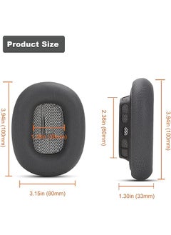 erorex Ear Pads For Airpods Max Earmuffs Headband Ear Cups Replacement Sponge Cover Cloth Ear Cushion Cover Magnetic Headphone Accessories With Knitted Mesh Memory Foam Green  - Image 5