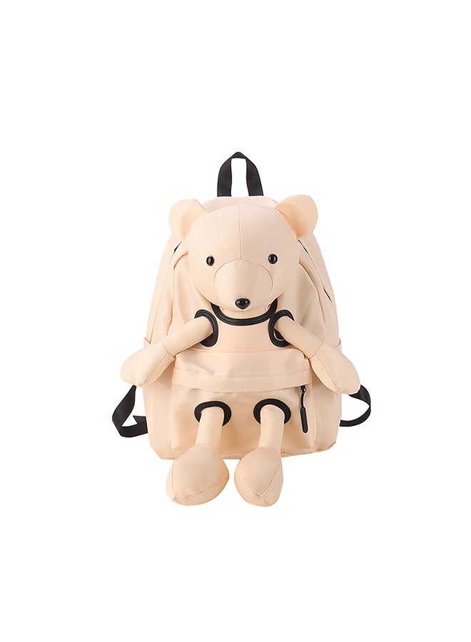 JCB CHIC حقيبة ظهر خفيفة الوزن ذات سعة كبيرة على شكل أرنب كرتوني لطيف، حقيبة مدرسية وحقيبة سفر  مع رسوم كرتونية ثلاثية الأبعاد، حقيبة كتف عملية للطالبات - Image 2