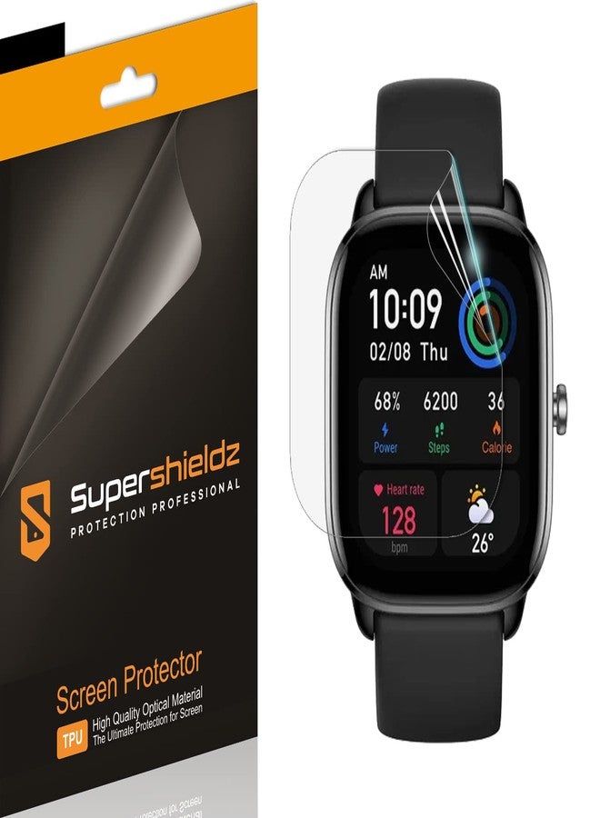 Supershieldz (3 Pack) Designed for Amazfit GTS 4 Mini Screen Protector, High Definition Clear Shield (TPU) - Image 1