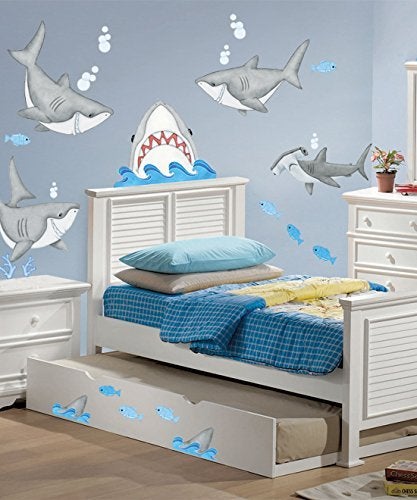 Borders Unlimited Fish'n Sharks Super Jumbo Applique, Multicolor - Image 3