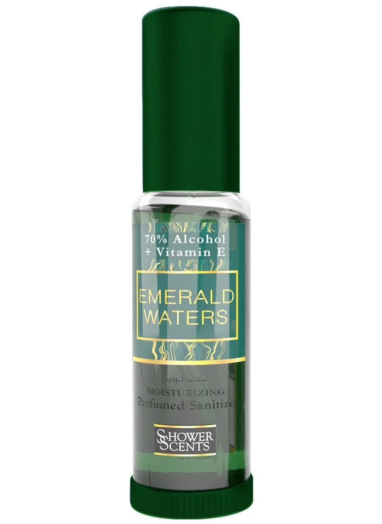 Shower Scents Shower Scents Emerald Waters Moisturizing Perfumed Hand Sanitizer Spray  30ml