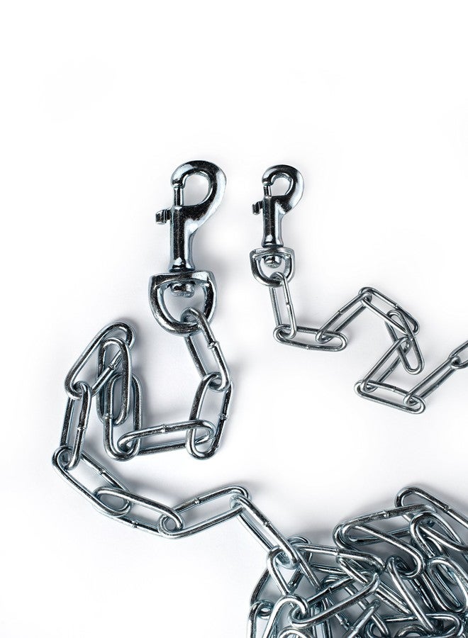 PH Prevue Hendryx Prevue Pet Products 2114 Medium-Duty 15' Tie-Out Chain, Stainless Steel - Image 3