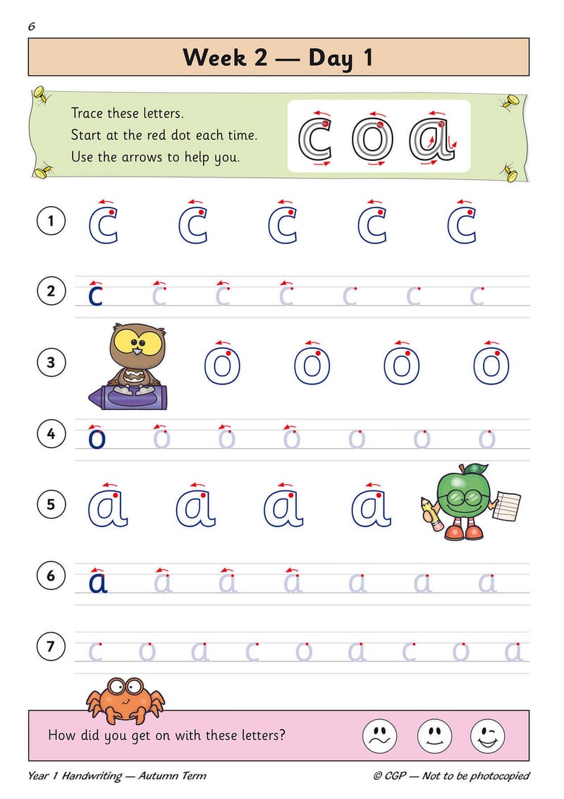New Ks1 Handwriting Daily Practice Book Year 1 Autumn Term - Image 3