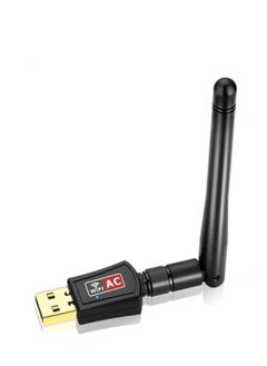 USB Wifi Dongle for PC High Speed 600Mbps USB Wifi Adapter Dual Band 2.4/5.8GHz USB Wifi Computer Internet Adapter for Mac/PC/Desktop/Laptop/Tablet, Supports Windows 11/10/8/7/Vista/XP/2000