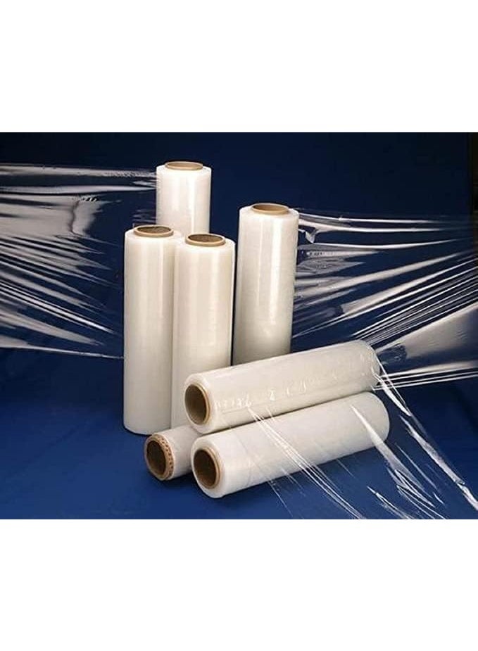 One Ultra Clear Stretch Wrap Roll for Furniture and Moving, Board Sheet, Hand Stretch Film, Packing Paper Roll, Wrapping and Packing Tools, 50cm/1200gsm  - Image 4