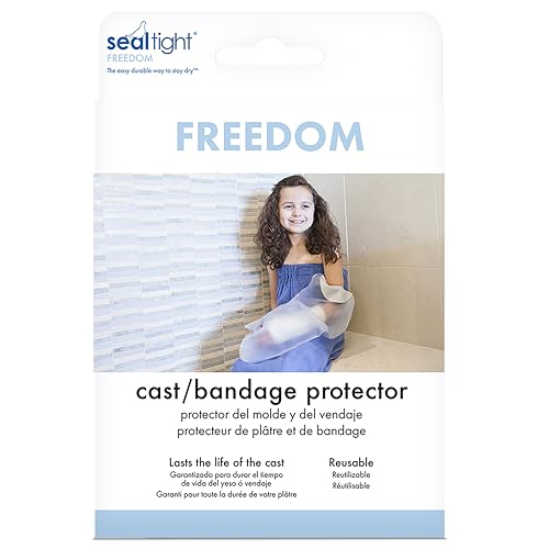 Brownmed - Seal-Tight Freedom Cast & Bandage Protector - Toddler & Child Arm Cast Protector for Shower & Swimming - Reusable, Waterproof Cast Shower Cover - Pediatric Arm - Image 1