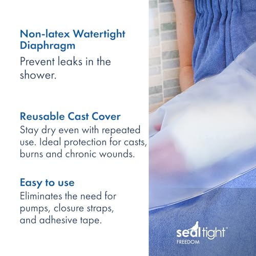 Brownmed - Seal-Tight Freedom Cast & Bandage Protector - Toddler & Child Arm Cast Protector for Shower & Swimming - Reusable, Waterproof Cast Shower Cover - Pediatric Arm - Image 3