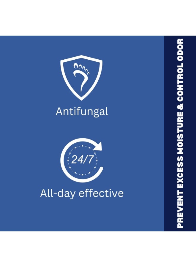 ستار بودرة قدم الرياضي بالنعناع والمنثول - تركيبة مضادة للبكتيريا والفطريات ومزيلة للروائح الكريهة للقدمين، والعرق، والانتعاش - بودرة قدم تمتص الرطوبة، مهدئة ومنعشة بالزيوت العطرية - (100 جرام) - Image 5