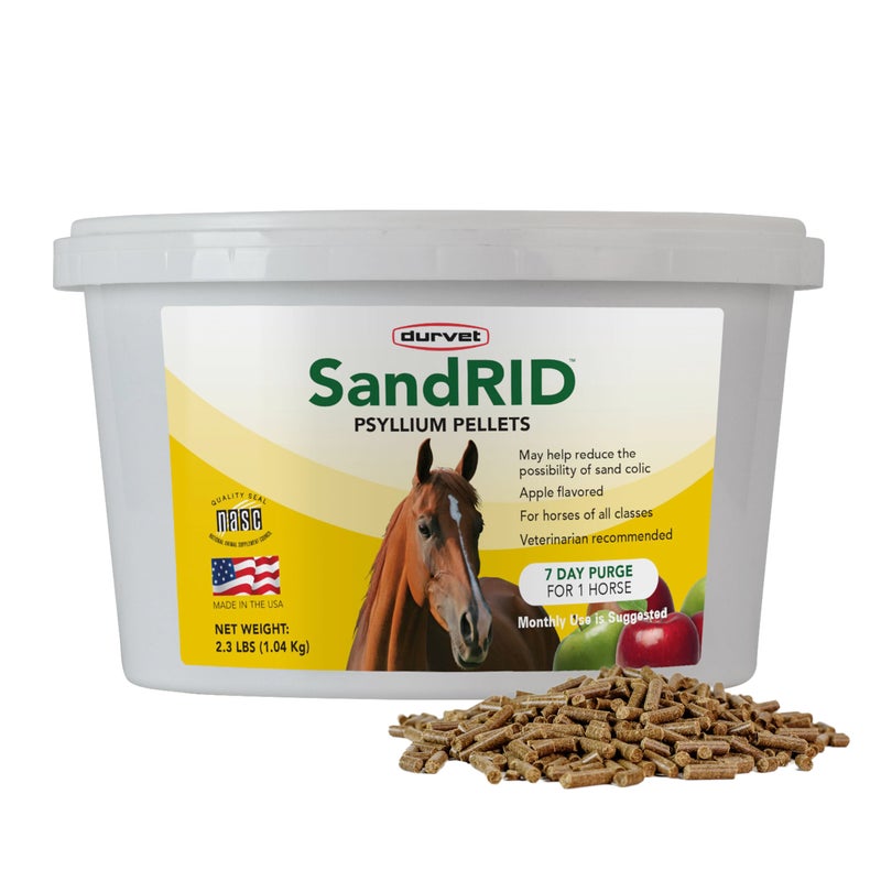 Durvet/Equine 699696 Sandrid Psyllium Pellets Value Pack for Equine, 2.3 lb - Image 1