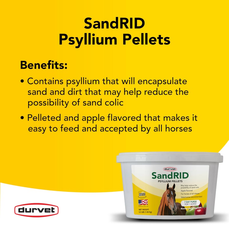 Durvet/Equine 699696 Sandrid Psyllium Pellets Value Pack for Equine, 2.3 lb - Image 4