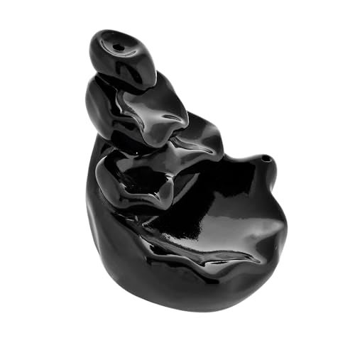 Craftam Ceramic Backflow Smoke Fountain Incense Holder for Home Decor Gifts with 20 Smoke Cones by Craftam - Image 3