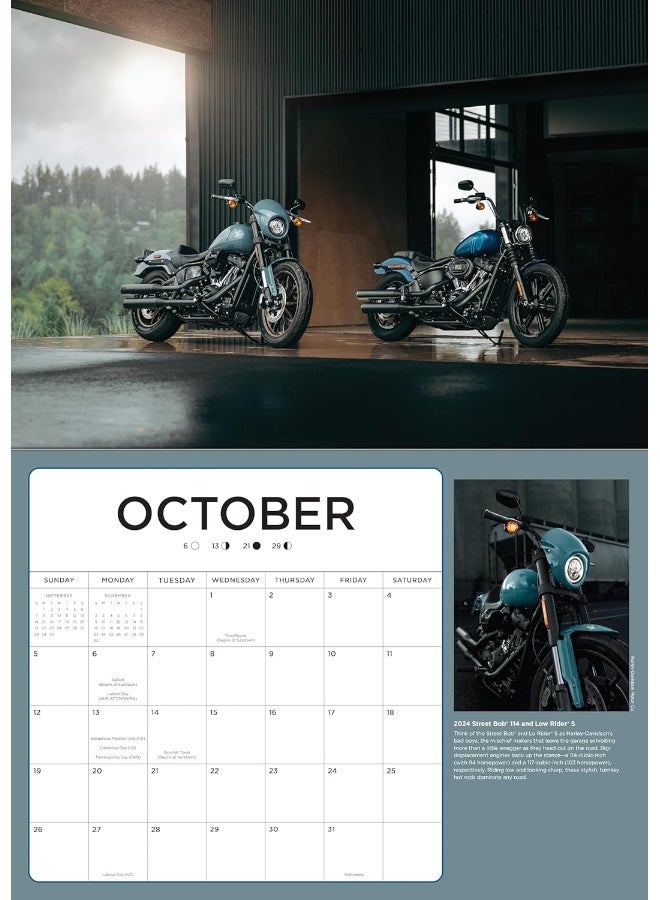 Harley-Davidson 17x12 2025: 16-Month Calendar--September 2024 through December 2025 - Image 4