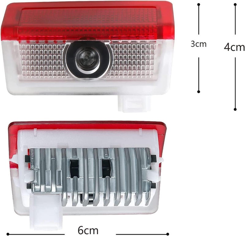 Joyzzz LED Car Door Logo Light Courtesy, 4 Pack Laser Welcome Lights, Universal Car Door Step Light Projector, Waterproof Durable Courtesy Lights for Night Driving - Image 5