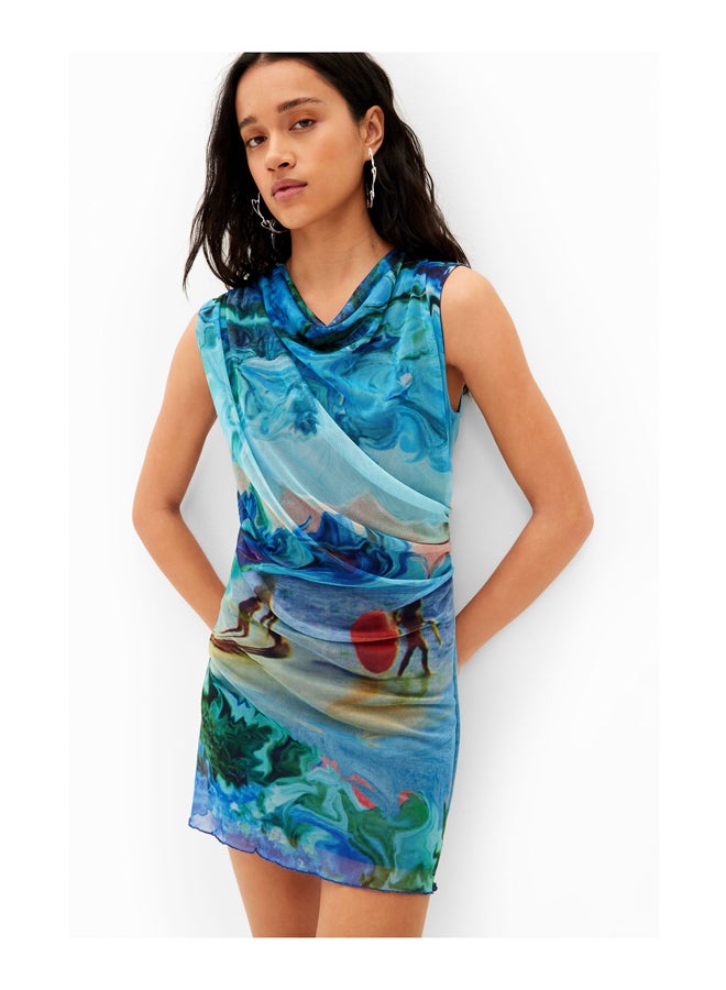 M. Christian Lacroix tulle mini dress