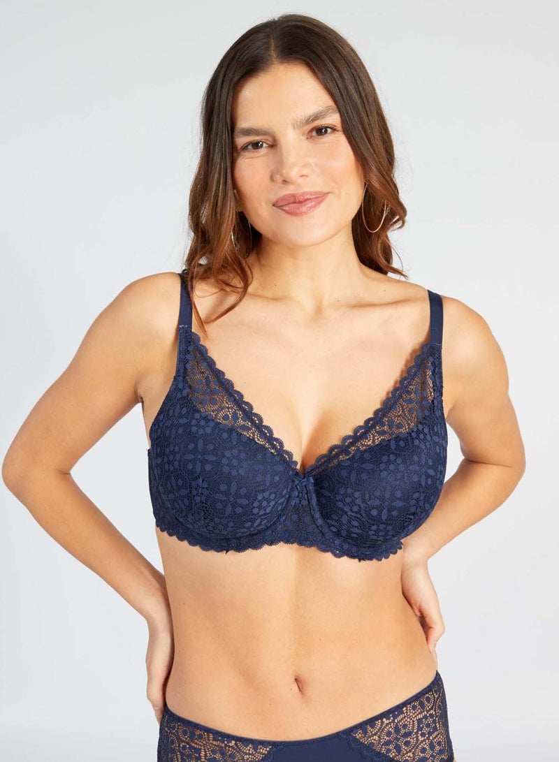 Kiabi padded-bra-for-d-e-cups-blue - Image 1