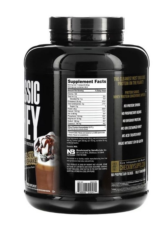 NutraBio Classic Whey Protein Chocolate Milkshake 5 lbs 2268 g  - Image 2