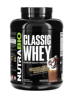 NutraBio Classic Whey Protein Chocolate Milkshake 5 lbs 2268 g  - Image 1