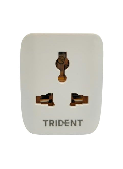 Generic Trident Electric Co 3 Pin Multi Plug SocketUniversal Travel Adapter 3 Way Plug Extension for Home Office Travel6A250V 2pin3pin PlugPack of 3  - Image 4