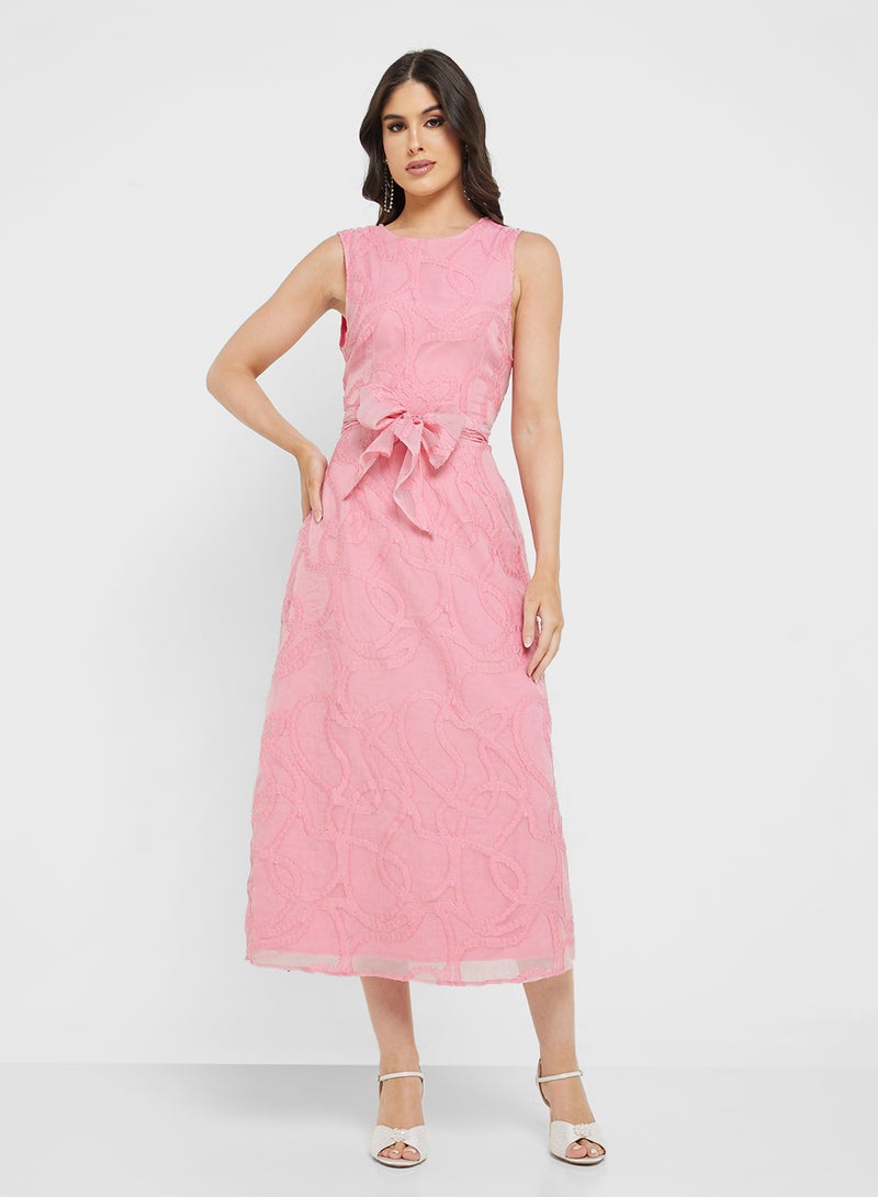 YAS Bow Accent Dress - Image 4