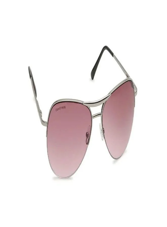 fastrack Silver Aviator Women Sunglasses (M083PR3F|59)