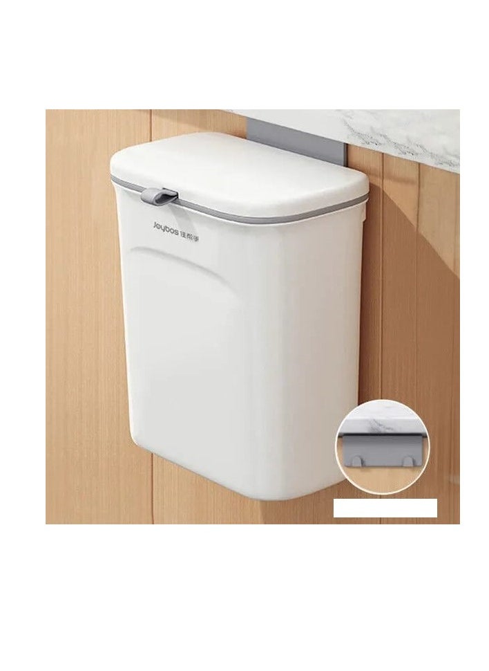 BAIG 12L Wall Mounted Hanging Trash Bin For Kitchens Cabinet Door With Lid Kitchen Bin Garbage Cans Counter Bins Trash Can Kitchen  - Image 1