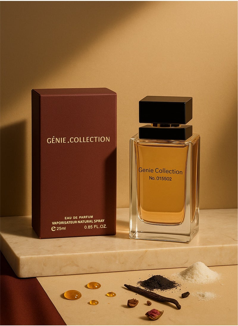 Genie Collection Luxury Women’s Perfume | Genie Collection No. 5502 | Long Lasting & Sweet Vanilla Women’s Perfume with Floral Notes, 25ml  - Image 2