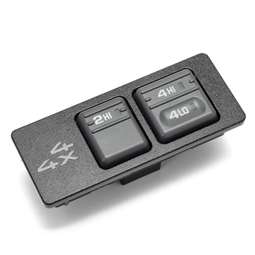 Lin Cin Yin 4WD Selector Switch for 1996-1999 Chevy Tahoe GMC K1500 K2500 Pickup Suburban Yukon 4x4 Four Wheel Drive Switch Transfer Case Control for 15969707,19168766,901-154,TCA43 - Image 2