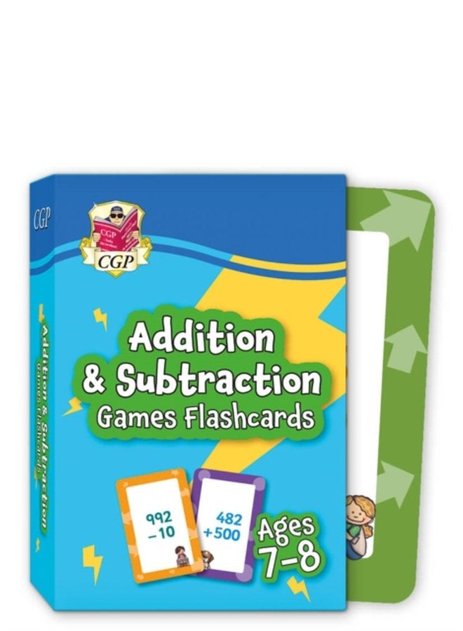 Addition Subtraction Games Flashcards for Ages 7 8 Year 3 - Hardback