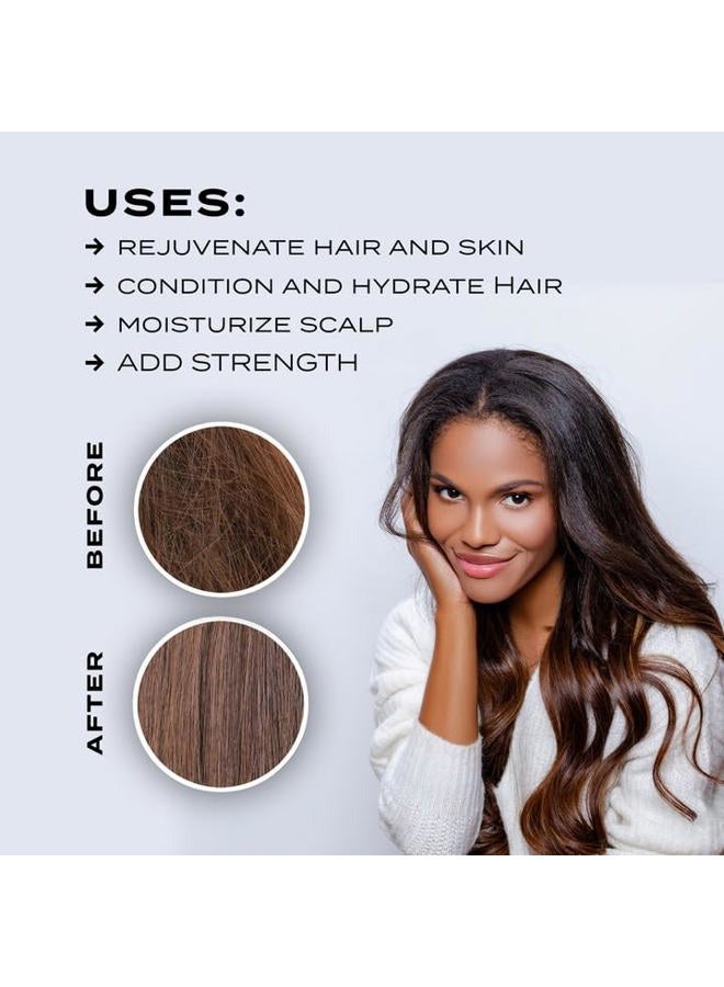 IQ Natural زيت الخروع الأسود الجامايكي العضوي المضغوط على البارد 4 أونصات لنمو الشعر وفروة الرأس الجافة والتالفة - بدون رائحة، خالي من الهكسان - Image 5
