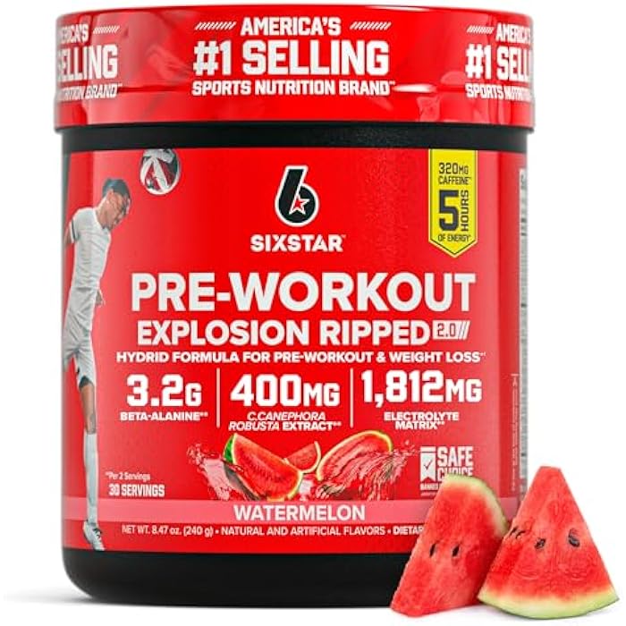 SIX STAR ستة نجوم انفجار ما قبل التمرين، بطيخ (30 حصة) - Image 1