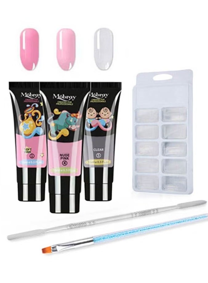 Mobray 3 Piece Acrylic Gel Nail Glue Set Multicolor - Image 4